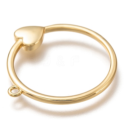Brass Pendants KK-Z013-01G-1