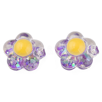 Transparent Epoxy Resin Cabochons CRES-N034-21B-1