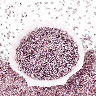 Baking Paint Glass Seed Beads SEED-Q041-03A-11-1