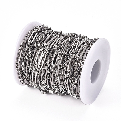 Tarnish Resistant 304 Stainless Steel Figaro Chains CHS-L022-04P-1
