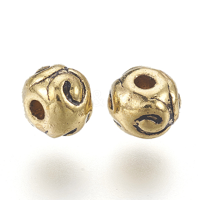 Tibetan Style Alloy Beads X-GLF5012Y-NF-1