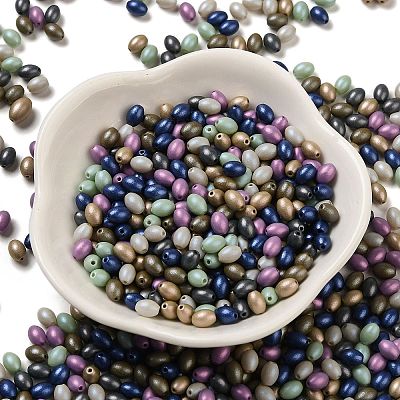 Baking Paint Glass Seed Beads SEED-C004-04B-1