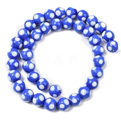 Handmade Lampwork Beads LAMP-D002-10mm-01H-1
