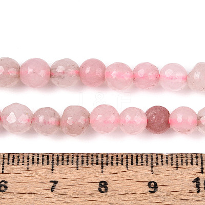 Dyed Natural White Jade Beads Strands G-T139-6mm-60-06-1