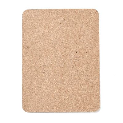 Blank Kraft Paper Jewlery Display Cards X1-CDIS-G005-11-1