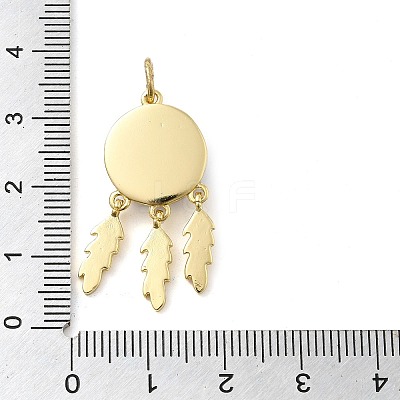 Real 18K Gold Plated Brass Pendants KK-A198-02G-03-1