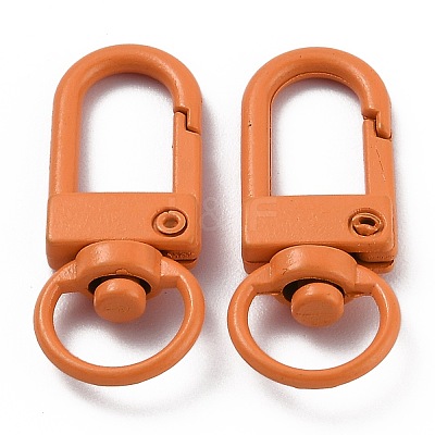Zinc Alloy Baking Paint Swivel Snap Hooks Clasps X-PALLOY-H194-A-1