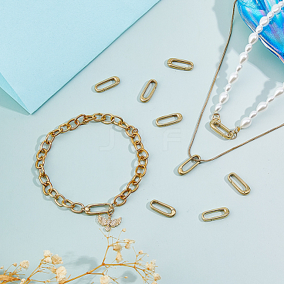 10Pcs Brass Spring Gate Rings KK-FH0008-17C-1