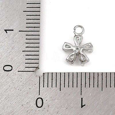 Brass Micro Pave Cubic Zirconia Pendants KK-S339-06P-1