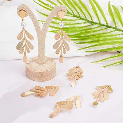 Brass Big Pendants KK-SC0003-30-1