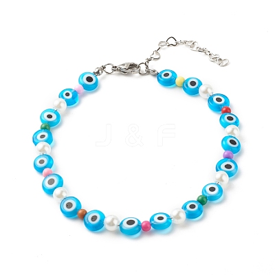 Beaded Necklaces SJEW-JS01225-1