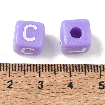 Opaque Acrylic Beads AC-CBA7818-01A-1