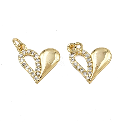 Brass Micro Pave Cubic Zirconia Pendants ZIRC-I367-11G-07-1