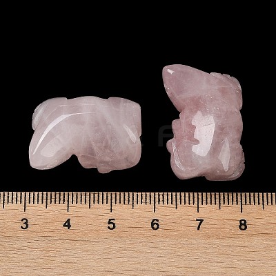 Natural Rose Quartz Carved Healing Figurines G-B062-05D-1