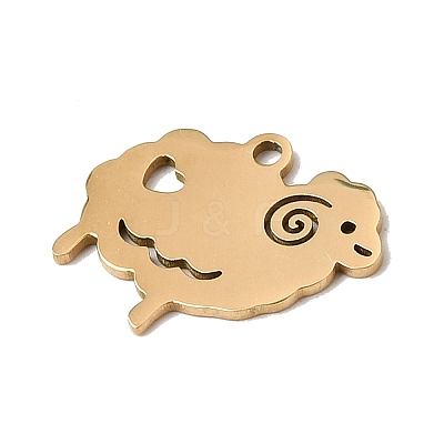201 Stainless Steel Pendants SA-CBA5D64-09G-1