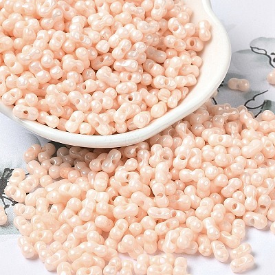Opaque Colours Luster Glass Seed Beads X1-SEED-B001-01A-04-1
