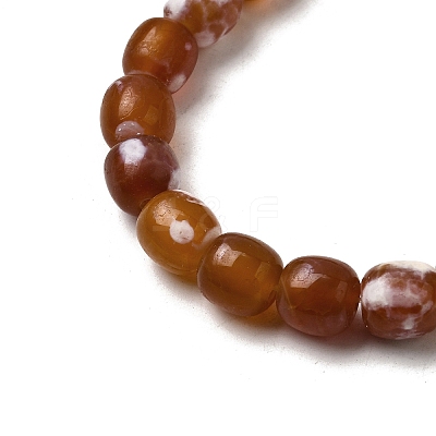 Dyed & Heated Natural Fire Crackle Agate Beads Strands G-NH0067-A02-1