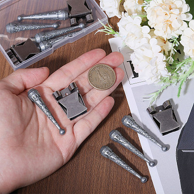 DIY Alloy Bolo Tie Making Finding Kit FIND-CA0009-03B-1