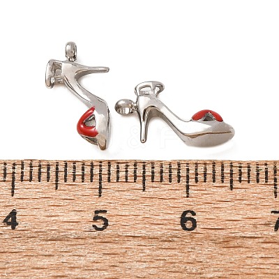 304 Stainless Steel Enamel Pendants SA-CBAE384-07P-1