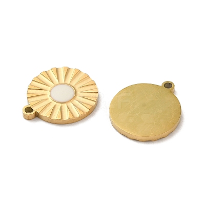 Ion Plating(IP) 316L Surgical Stainless Steel Pendants STAS-D035-02B-G-1