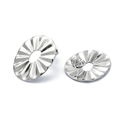 Tarnish Resistant 201 Stainless Steel Stud Earrings EJEW-K270-18P-1