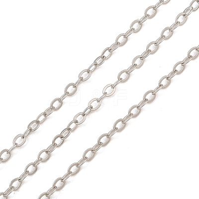 Brass Cable Chains KK-CBAC547-08P-1