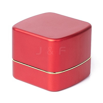 Square Plastic Jewelry Pendant Boxes OBOX-F005-02B-1