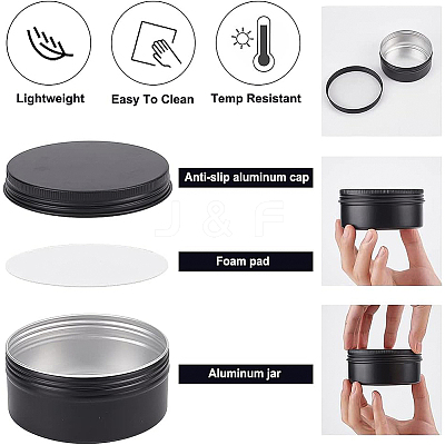 Round Aluminium Tin Cans CON-BC0005-09B-1
