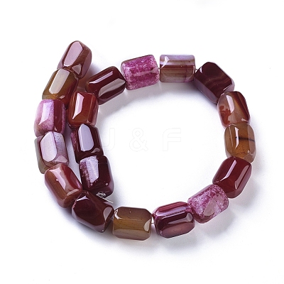 Natural Agate Beads Strands G-L542-B13-1