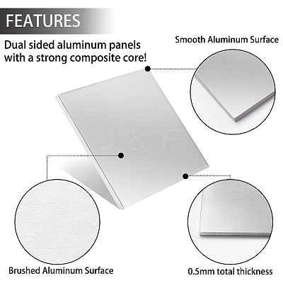 Aluminum Sheet AJEW-WH0171-07A-1