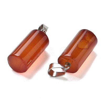 Natural Red Agate(Dyed & Heated) Pendants G-B127-17P-06-1