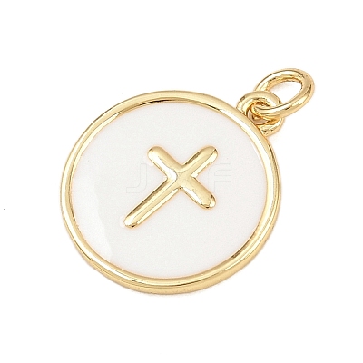 Brass Enamel Pendants KK-L251-02G-E04-1