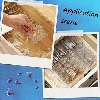 100Pcs PVC Anti Oxidation Resealable Bags AJEW-SP0001-09A-1