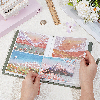 PU Leather Cover Interstitial Album Book AJEW-WH20054-285A-1