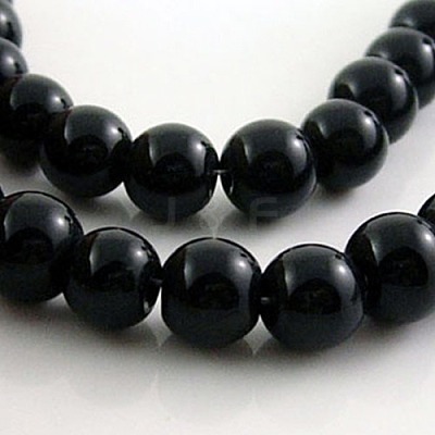 Glass Beads Strands X-GR6mm27Y-1