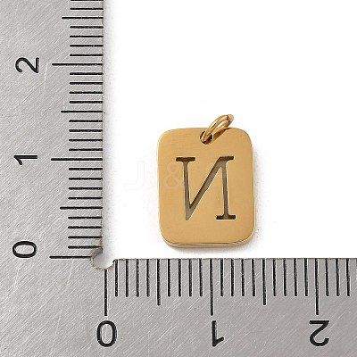 304 Stainless Steel Charms STAS-R001-01G-N-1