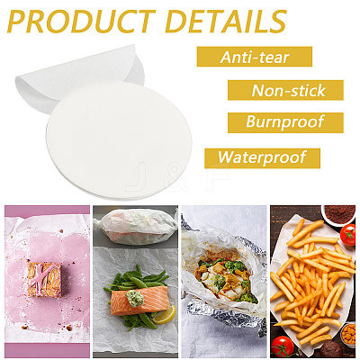 Oil Proof Parchment Paper Sheets AJEW-WH20042-46C-01-1