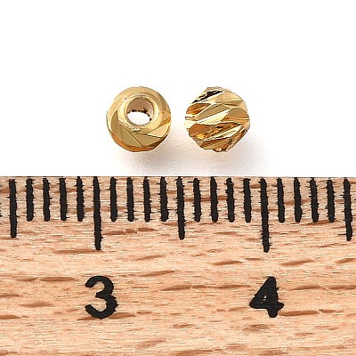 Brass Beads KK-B147-02C-G-1