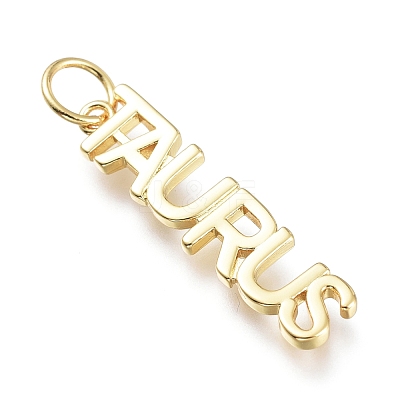 Brass Pendants ZIRC-I048-15G-08-1
