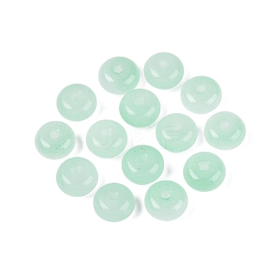 Baking Paint Imitation Jade Glass Beads GL-N006-01B-09-1