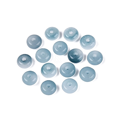 Baking Paint Imitation Jade Glass Beads GL-N006-01A-15-1