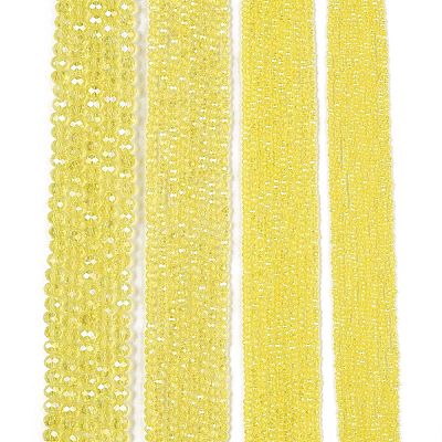 Electroplate Glass Beads Strands EGLA-A044-T8mm-B29-1