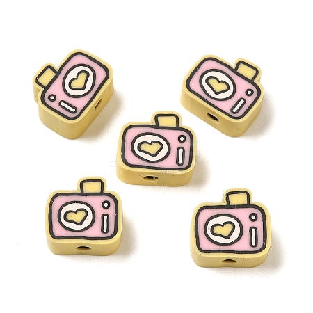 Camera Shape Polymer Clay Beads CLAY-Z003-01B-1