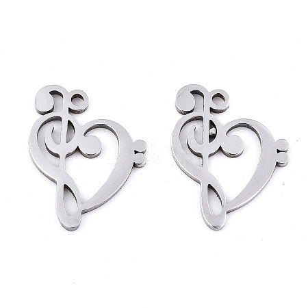 Non-Tarnish 201 Stainless Steel Pendants LS-STAS-S081-029-1