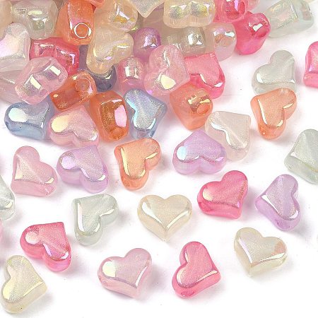 Transparent Acrylic European Beads MACR-L007-15-1
