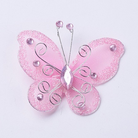 Polyester Butterfly Decoration DIY-WH0018-03A-1