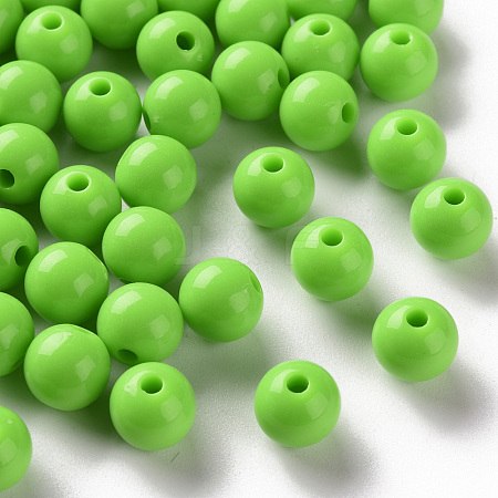 Opaque Acrylic Beads MACR-S370-C8mm-A06-1