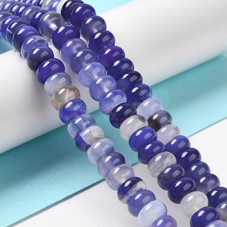 Natural Agate Beads Strands G-H295-C03-14-1