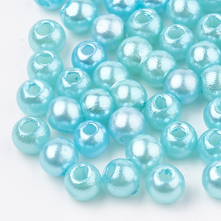 ABS Plastic Beads OACR-Q004-8mm-07-1