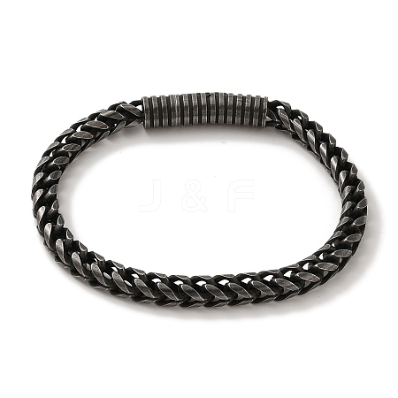 316 Surgical Stainless Steel Wheat Chain Bracelets BJEW-Q349-03B-01-1